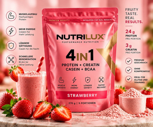 Nutrilux 4 in 1 – Strawberry, 270 g